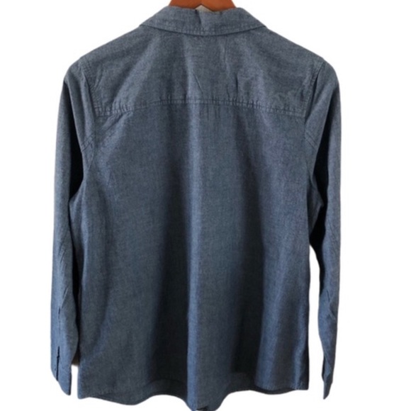 J. JILL Denim Button Down Shirt - Picture 2 of 3